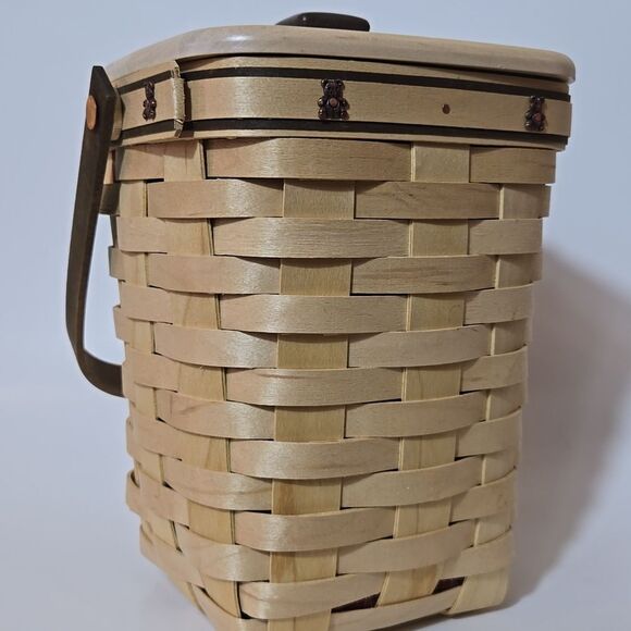 2007 Longaberger Basket Boyds Bear Country Basket Feast Signed Wendy Longaberger - Picture 5 of 16